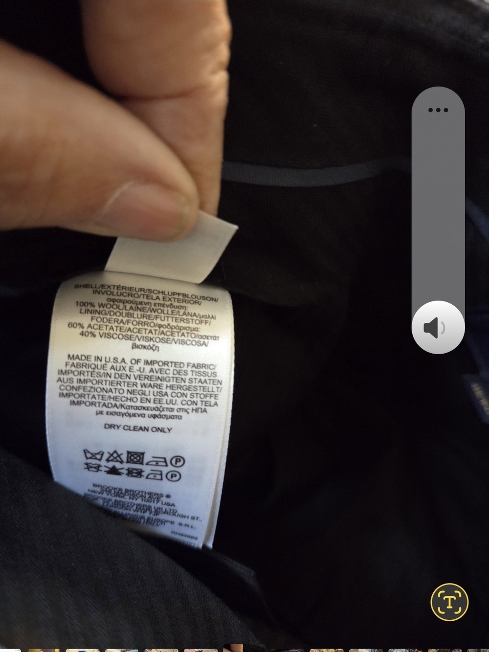 Men's Jacket Label - Picture 3 of 3
